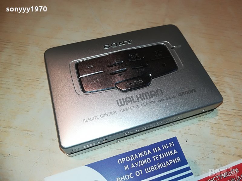 ПОРЪЧАН-sony wm-ex652 walkman-made in japan-mettal-slim, снимка 1