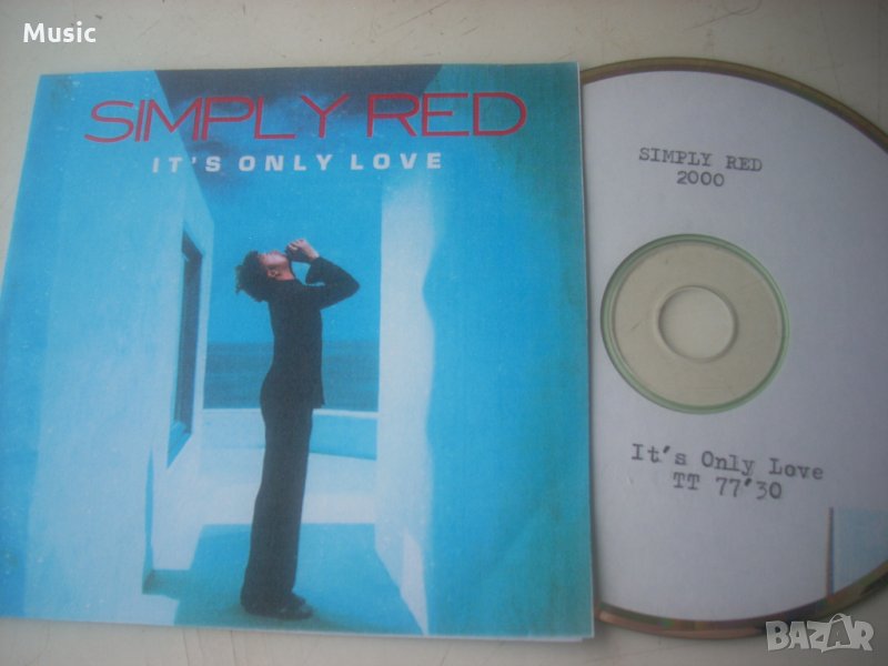 Simply Red - It's only love - диск, снимка 1
