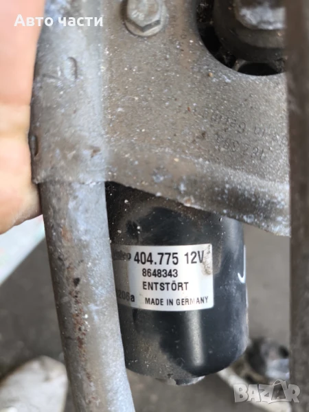 09151848 404.775 мотор за предна чистачка за Volvo S60 UK804135-04, снимка 1