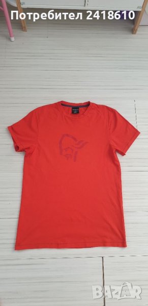 NORRONA Cotton Logo Mens Size S ОРИГИНАЛ! Мъжка Тениска!, снимка 1