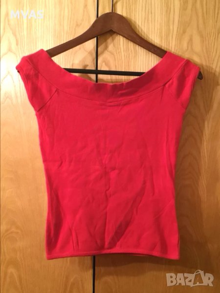 Червен топ без ръкав 100% памук XS, снимка 1