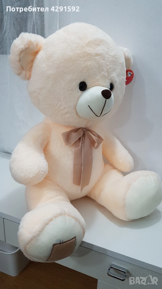 Ново плюшено мече, подарък, височина 50 см., снимка 1
