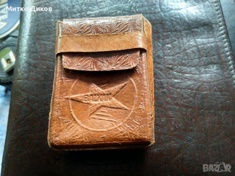 Калъфче за цигари БГА Балкан-естествена кожа, снимка 1