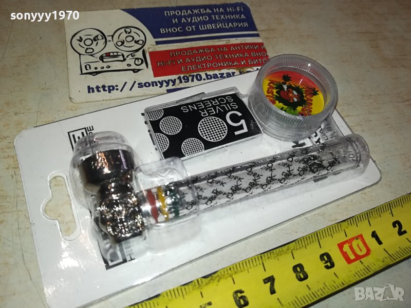 ЛУЛА С МЕЛАЧКА-СТЪКЛО ЧЕРЕП МЕЛАЧКА 1901241558, снимка 1