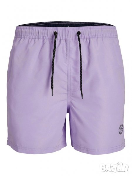 JACK & JONES Плувни шорти JPSTFIJI JJSWIM SOLID SN LY, снимка 1