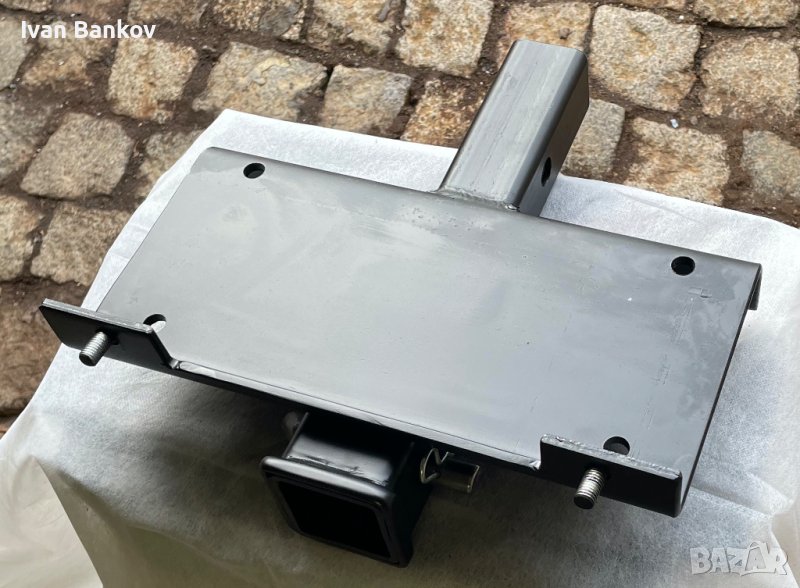 основа,плоча,монтаж,конзола за лебедка към теглич 2", снимка 1