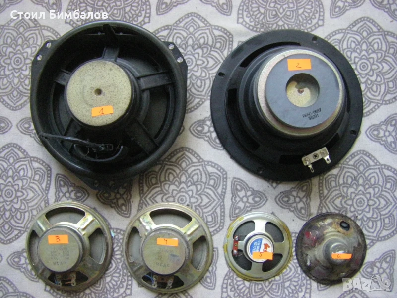 Говорители (високоговорители) от радиокасетофони и транзисторни радиоапарати, снимка 1