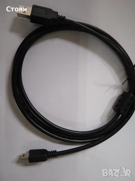 Кабел USB- USB Mini A, снимка 1