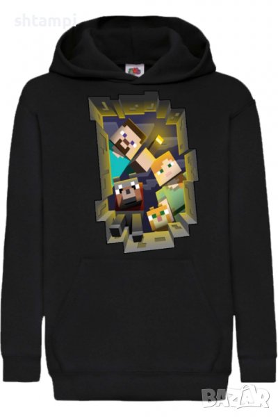 Детски Суитчър/Суитшърт Minecraft Search Party,Minecraft,Игра,Подарък,Изненада,Забавление,Рожден Ден, снимка 1