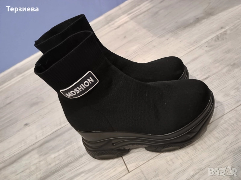 Дамски ежедневни боти на платформа , снимка 1