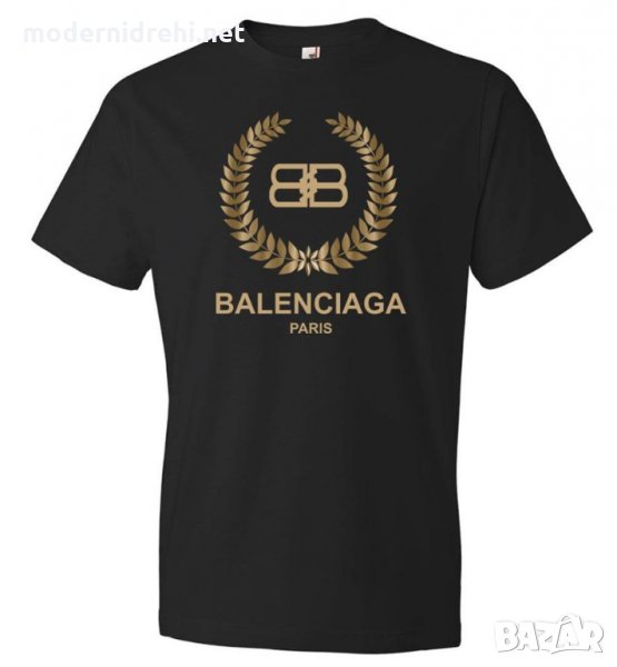 Дамска тениска Balenciaga черна, снимка 1
