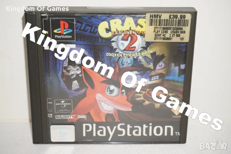 Игра за PS1 Crash Bandicoot 2: Cortex Strikes Back ТЕСТВАНА И РАБОТЕЩА, снимка 1