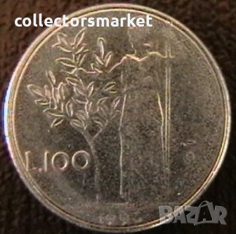 100 лири 1990, Италия, снимка 1