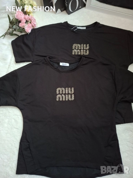Разпродажба ✨ Дамска Памучна Тениска ✨MIU MIU , снимка 1