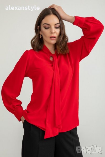 Дамска червена риза, снимка 1