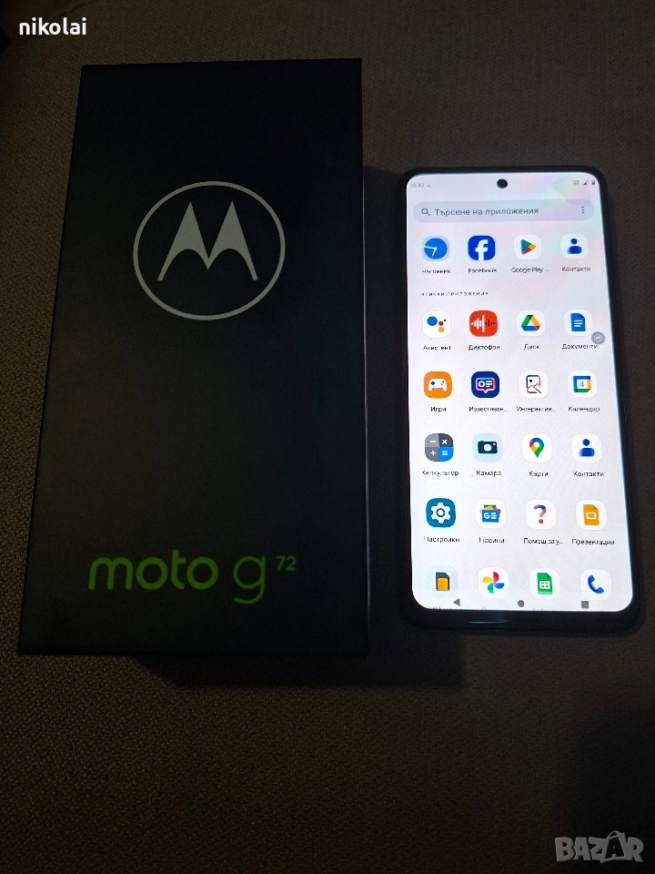 Продавам моторола G72/8рам 256гбПерфектна като нов е тел, снимка 1