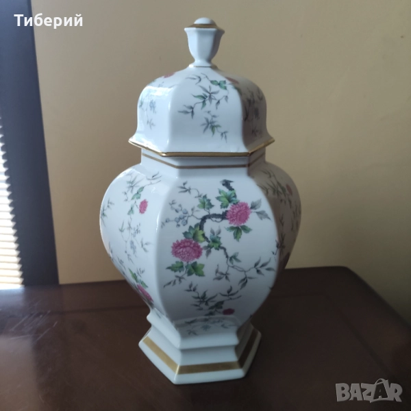 Порцеланова ваза голяма, снимка 1