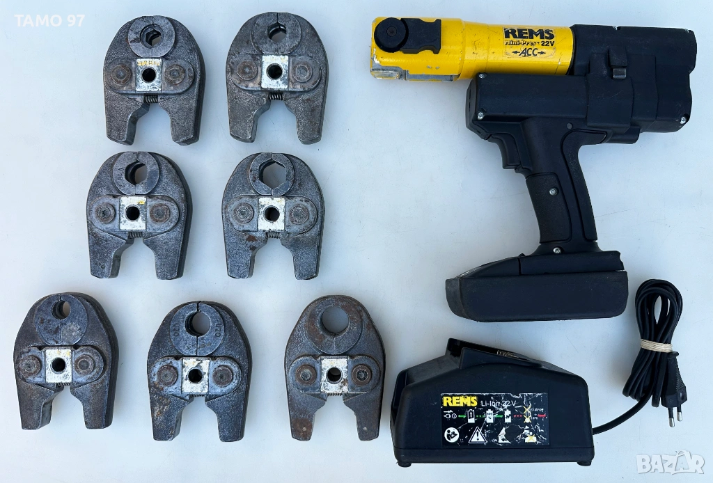 REMS Mini-Press 22V - Акумулаторна радиална преса 22V 12-15-18-22-16-20-25, снимка 1