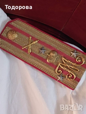 Царса Русия-много рядка лятна офицерска парадна униформа(кител), снимка 4 - Антикварни и старинни предмети - 51920605