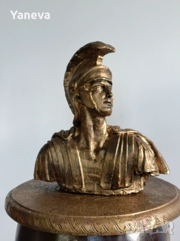 Центурион, авторска скулптура, бюст на рилски воин. , снимка 6 - Статуетки - 52852553