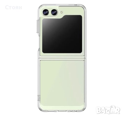 Силиконов Samsung Z flip 5 Z 4 Z 3 Z1 кейсове прозрачни и черни, снимка 1 - Калъфи, кейсове - 43215095