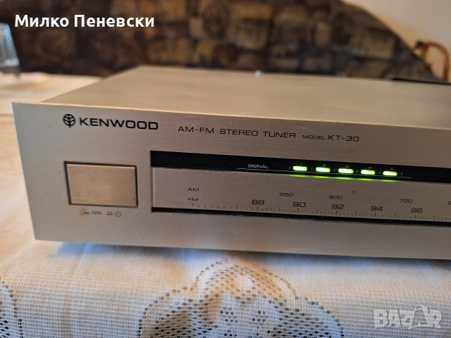 KENWOOD KT-30 STEREO TUNER.MADE IN JAPAN., снимка 3 - Ресийвъри, усилватели, смесителни пултове - 53221528