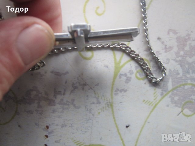 Страхотна верижка верига със стоманен кръст , снимка 5 - Колиета, медальони, синджири - 34780629