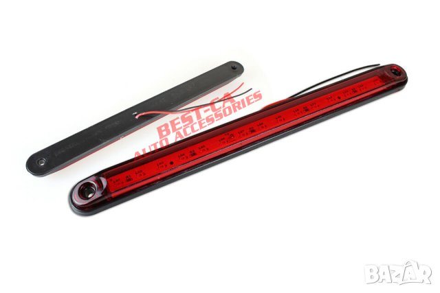 Червени габаритни светлини 15 SMD LED 12V-24V за камиони, ремаркета, каравани, кемпери и други, снимка 2 - Аксесоари и консумативи - 43830458