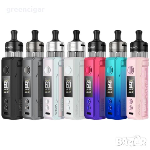 VooPoo Drag S2 Pod Kit 2500mAh 60W 5ml, снимка 1 - Електронни цигари - 43140263