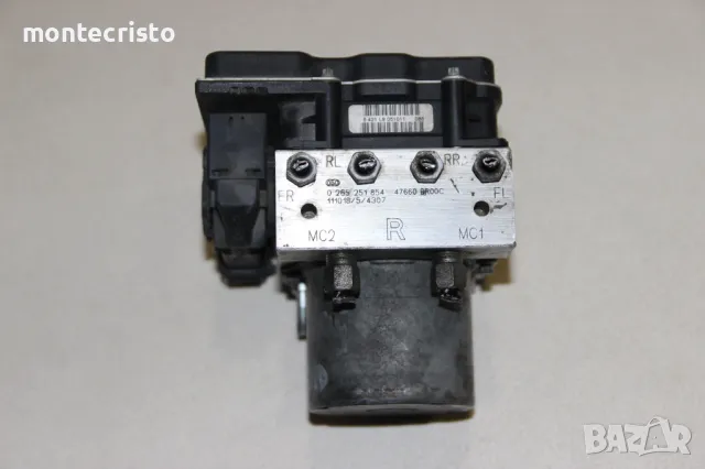 ABS модул Nissan Qashqai J10 (2007-2014г.) 0265251854 / 0265951743 / 0 265 251 854 / 47660BR00C, снимка 2 - Части - 48670628