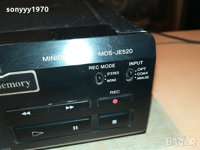 ПОРЪЧАН-SONY MDS-JE520 MINIDISC MADE IN JAPAN, снимка 13 - Декове - 28643992