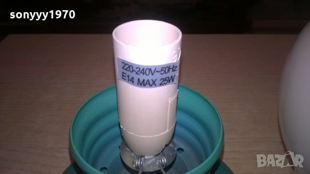 лампа-крушка-21х13-внос швеицария, снимка 10 - Настолни лампи - 27447020