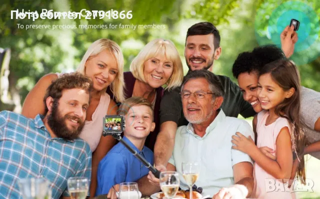 COOAU 4K20MP WiFi екшън камера външен микрофон дистанционно подводна, снимка 5 - HD камери - 48264772