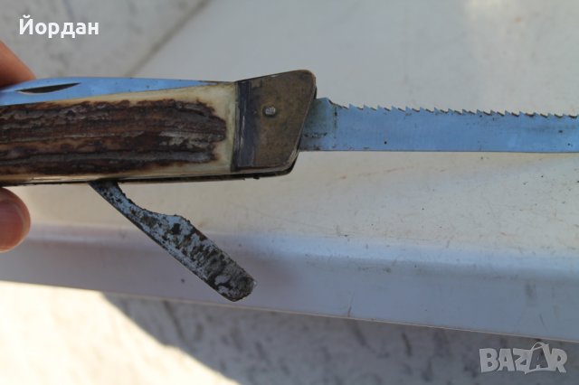 Стар ловен нож, снимка 16 - Антикварни и старинни предмети - 43837148