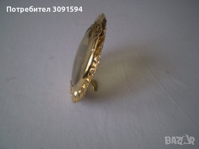 Кръгла Настолна рамка за снимка европеиски стил , снимка 2 - Антикварни и старинни предмети - 38306748