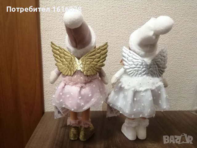 Декорация.Коледни кукли ангелчета., снимка 5 - Кукли - 42964351