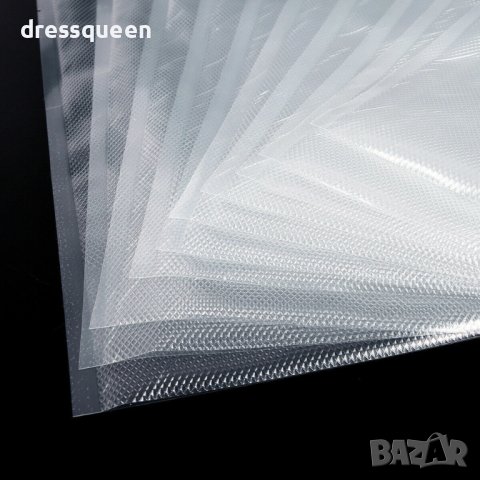 4120 Гофрирани торбички за вакуумиране на храна 17x25cm - 100 броя, снимка 5 - Други стоки за дома - 43940703