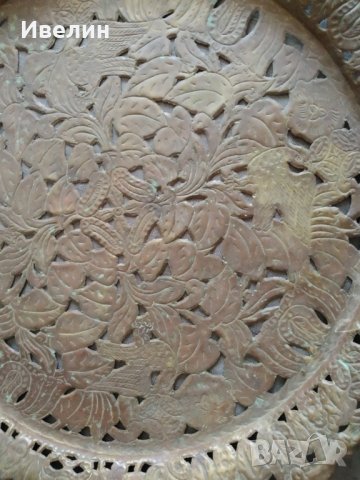 стара метална табла,поднос, снимка 3 - Антикварни и старинни предмети - 32679577