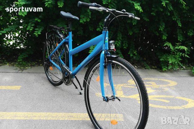 НОВ Дамски Градски велосипед 28'' Street Trekking Lady, Небесно син - Стилен и практичен за града!, снимка 3 - Велосипеди - 40668889