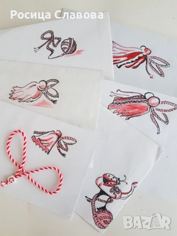 Продавам ръчно рисувани пликове, снимка 3 - Други - 53380770