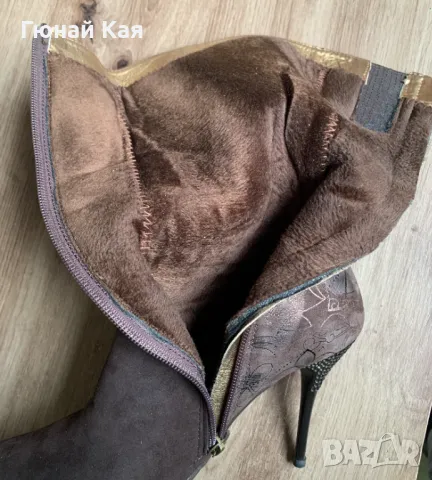 Дамски ботуши на високи токчета №36, снимка 10 - Дамски ботуши - 48554849