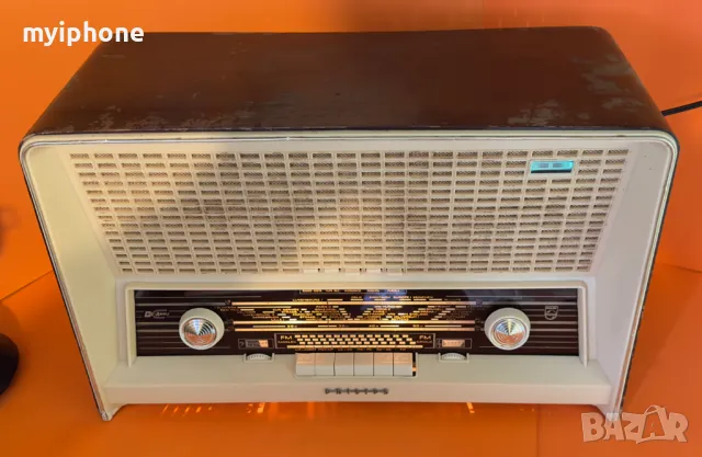  Ретро Радио Philips Работещо, снимка 5 - Антикварни и старинни предмети - 50071990