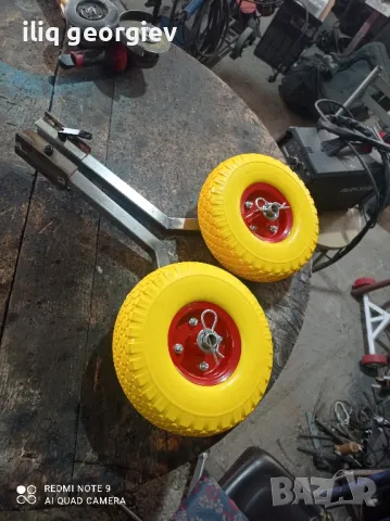 неръждаеми колела за лодка