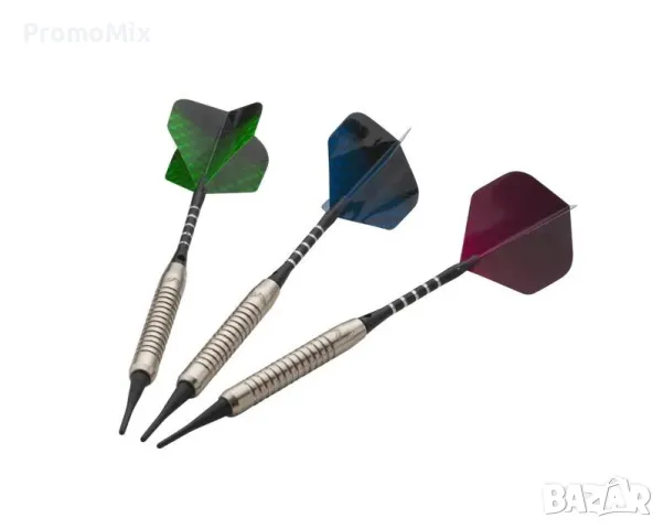 Стрели за дартс Steeldark set 222602 3 броя 22гр Стрели за електронен дартс мек връх стреличка 