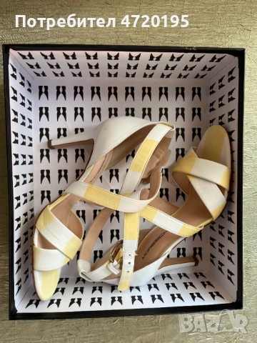 НОВИ елегантни луксозни дамски сандали MORESCHI, снимка 2 - Дамски елегантни обувки - 53235949