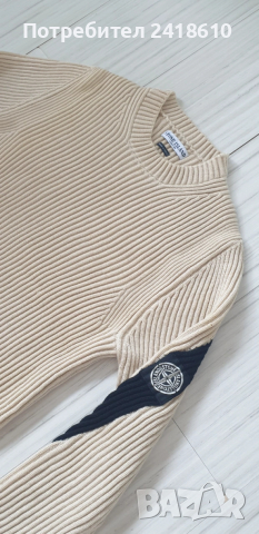 Stone Island Ribbed Wool Mens Size L - XL  ОРИГИНАЛ! Мъжки Пуловер!, снимка 7 - Пуловери - 53284909