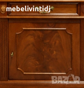 Витрина-шкаф Chesterfield махагон, снимка 6 - Секции и витрини - 53432459
