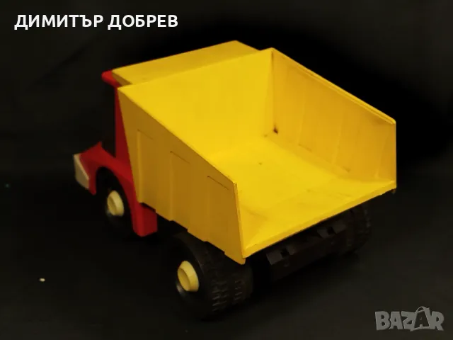 СТАРА РЕТРО СОЦ СССР ПЛАСТМАСА ИГРАЧКА КАМИОН САМОСВАЛ NORMA, снимка 3 - Антикварни и старинни предмети - 49063903