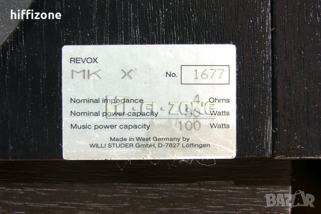 ТОНКОЛОНИ  Revox mk x , снимка 9 - Тонколони - 33575221