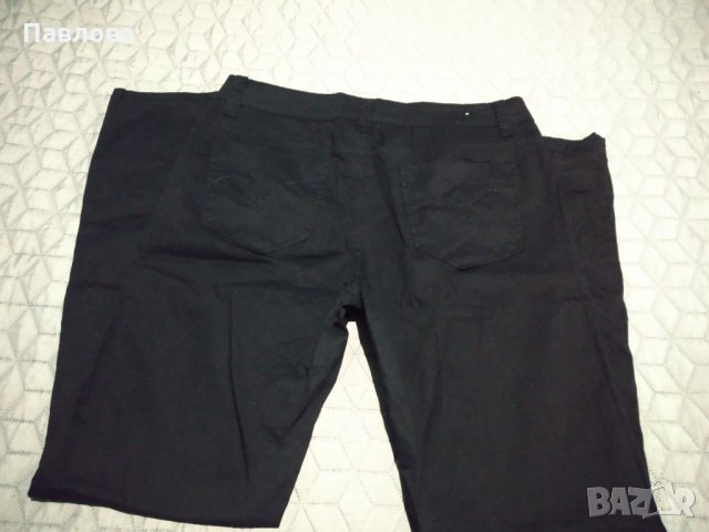 Летен, черен панталон ХL., снимка 4 - Панталони - 32290381